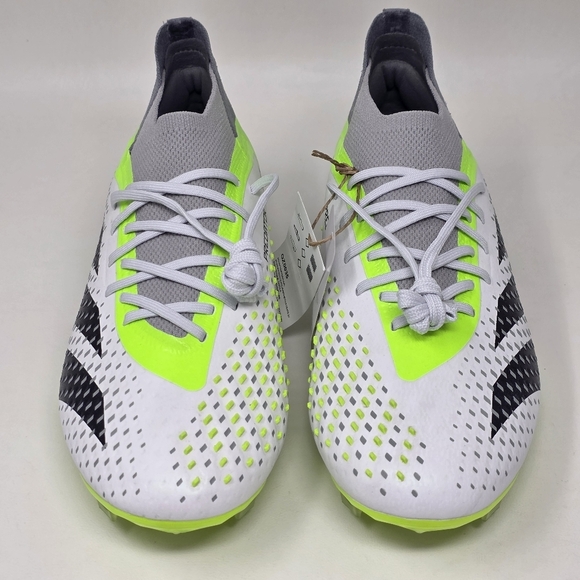 Adidas Predator Accuracy.1 FG Soccer Cleats GZ0035 Mens Size 6 White Black New - Picture 9 of 12